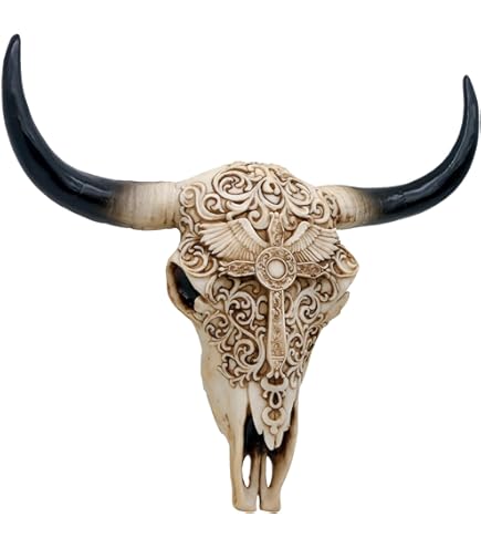 Amazon.com: De Leon Collections Rustic Southwest Tribal Bull Cow